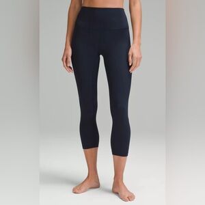Lululemon align high rise yoga capri in navy